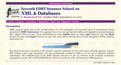 Desktop Screenshot of edbtss04.dia.uniroma3.it