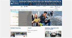 Desktop Screenshot of giur.uniroma3.it