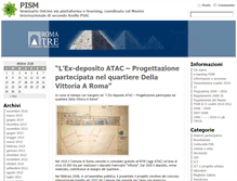 Tablet Screenshot of pism.uniroma3.it